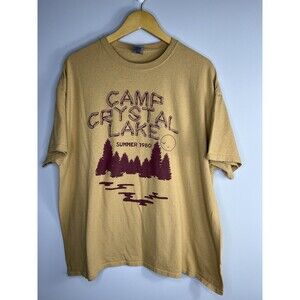 Camp Crystal Lake Men's T-Shirt Sz 2XL Friday the 13th Jason Voorhees Counselor